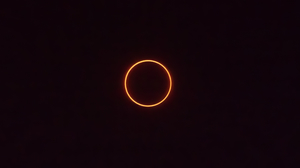 An image of the December 2019 annular solar eclipse, as seen from Malaysia